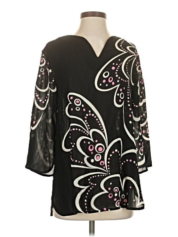 Bob Mackie 3/4 Sleeve Blouse (view 1)