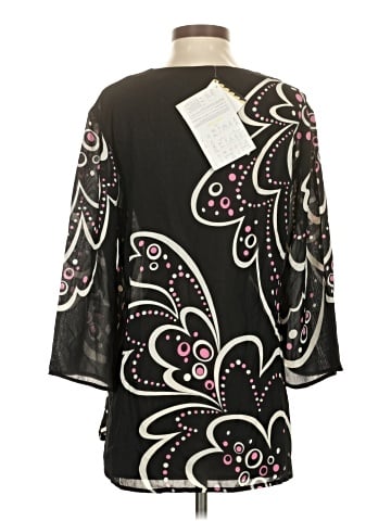 Bob Mackie 3/4 Sleeve Blouse (view 2)