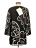 Bob Mackie 100% Polyester Black 3/4 Sleeve Blouse Size XS - photo 2