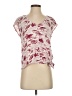 Tiny 100% Rayon Burgundy Short Sleeve Top Size S - photo 1