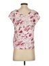 Tiny 100% Rayon Burgundy Short Sleeve Top Size S - photo 2