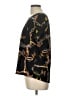 Assorted Brands 100% Polyester Black Short Sleeve Blouse Size L - photo 5