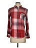Mudd Plaid Red Long Sleeve Button-Down Shirt Size S - photo 1