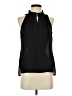Laundry by Shelli Segal 100% Polyester Black Sleeveless Blouse Size XS - photo 1