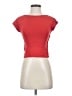 Pull&Bear Red Short Sleeve T-Shirt Size S - photo 1