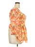 Torrid Orange 3/4 Sleeve Blouse Size 2X Plus (2) - photo 4