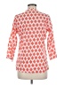 Roberta Roller Rabbit Orange 3/4 Sleeve Blouse Size M - photo 2