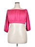 Shein Curve Pink 3/4 Sleeve Blouse Size 18 Plus (3) - photo 1