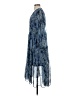 Joie 100% Polyester Paisley Blue Cocktail Dress Size S - photo 5