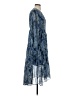 Joie 100% Polyester Paisley Blue Cocktail Dress Size S - photo 4