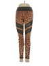 Assorted Brands Animal Print Brown Leggings Size XS - photo 1