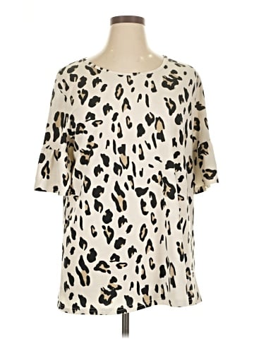 Tickled Teal Short Sleeve Blouse (view 1)