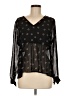 Maje Black Long Sleeve Blouse Size Med (2) - photo 1