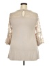 Torrid Tan 3/4 Sleeve Top Size 2X Plus (2) - photo 2