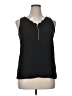 Fortune + Ivy 100% Polyester Black Sleeveless Blouse Size XL - photo 1