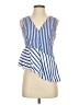Zara Basic Blue Sleeveless Blouse Size S - photo 1