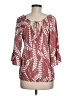Naif Red 3/4 Sleeve Blouse Size M - photo 2