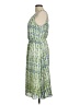 The Limited 100% Polyester Print Green Cocktail Dress Size M - photo 5