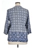 Cathy 100% Rayon Blue 3/4 Sleeve Blouse Size XL - photo 2
