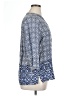 Cathy 100% Rayon Blue 3/4 Sleeve Blouse Size XL - photo 4