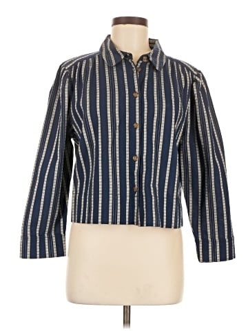 Treasure & Bond 3/4 Sleeve Button-Down Shirt (view 1)
