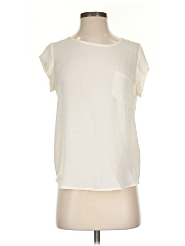 Joie Short Sleeve Silk Top (view 1)