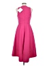 Elliatt Solid Pink Cocktail Dress Size M - photo 2
