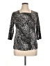 BonWorth Silver 3/4 Sleeve Top Size XL (estimated) - photo 1