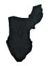J.Crew Solid Black One Piece Swimsuit Size 4 - photo 1