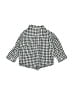Carter's 100% Cotton Checkered-gingham Black Long Sleeve Button-Down Shirt 6-9 MO / 9 MO - photo 2