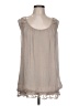 Giusy Gray Sleeveless Blouse Size L - photo 1