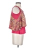 Cantão Pink Sleeveless Blouse Size S - photo 4