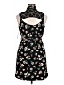 No Boundaries Floral Black Casual Dress Size XL - photo 2