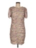 MNG 100% Polyester Tweed Pink Cocktail Dress Size 8 - photo 1
