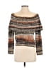 Gilded Intent 100% Viscose Tweed Brown Pullover Sweater Size XS - photo 1