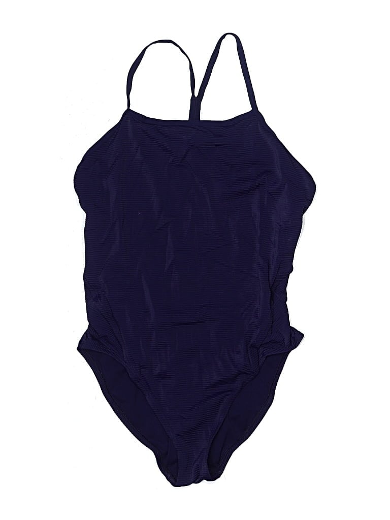 Pre-owned Speedo One Piece Swimsuit In Blue