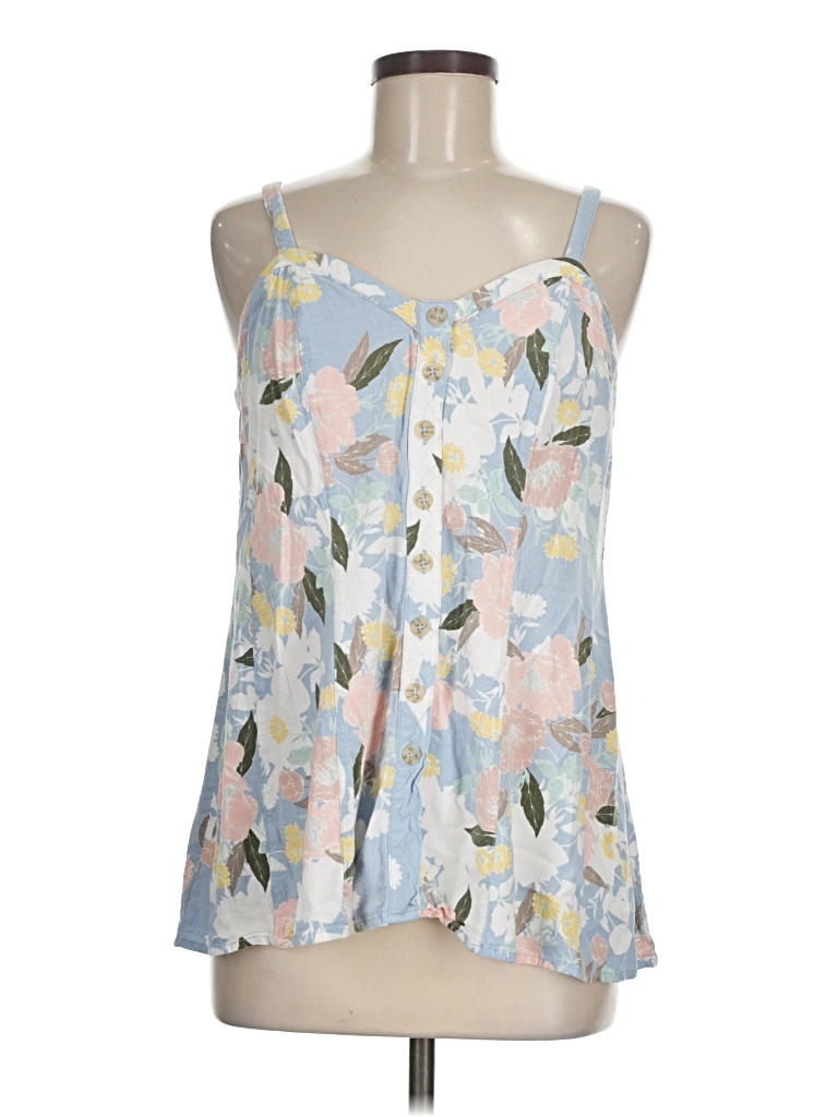 Pre-owned Torrid Sleeveless Blouse In Blue