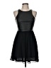BCBGeneration 100% Polyurethane Solid Black Cocktail Dress Size 6 - photo 1
