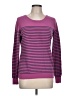 Banana Republic Stripes Purple Pullover Sweater Size L - photo 1