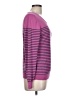 Banana Republic Stripes Purple Pullover Sweater Size L - photo 4