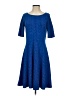 Lands' End Blue Casual Dress Size S - photo 1