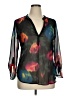 Tiny 100% Polyester Black 3/4 Sleeve Blouse Size XL - photo 1