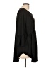 Reba Solid Black Casual Dress Size L - photo 4