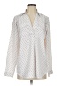 Ann Taylor Polka Dots Ivory Long Sleeve Blouse Size S - photo 1