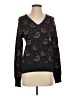 Happy Sheep Hearts Black Pullover Sweater Size XS - photo 1