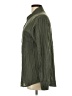 Sanctuary Stripes Green Long Sleeve Button-Down Shirt Size L - photo 5