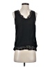 Candie's 100% Polyester Black Sleeveless Blouse Size S - photo 1