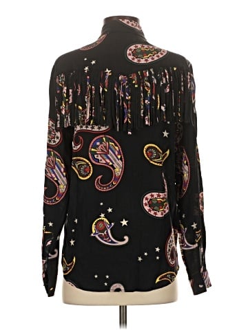 MSGM Long Sleeve Silk Top (view 2)