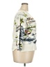 Jane Ashley 100% Cotton Print White Pullover Sweater Size 2X - photo 4