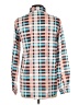 Unbranded 100% Polyester Checkered-gingham Pink Long Sleeve Blouse Size L - photo 2